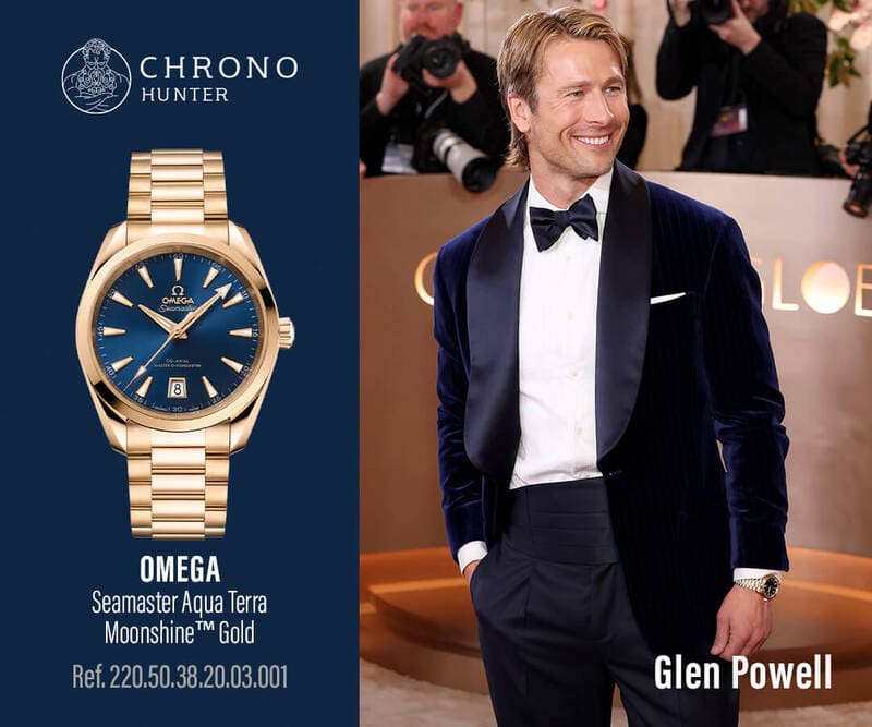 Glen Powell at the 83rd Golden Globes